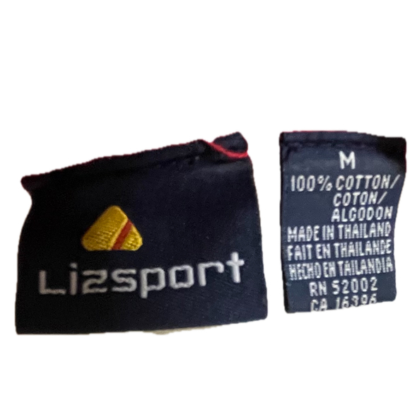 Lizsport Vintage 90s Red Argyle Sweater Old Money Prep Christmas Medium - Picture 5 of 6